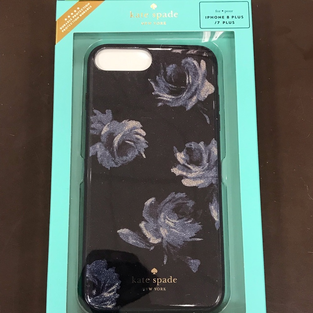 Kate spade ♠️ glitter rose phone case